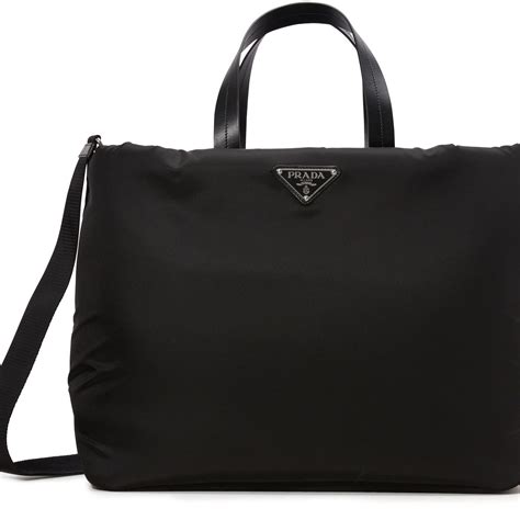 small black prada handbags|prada nylon tote bag small.